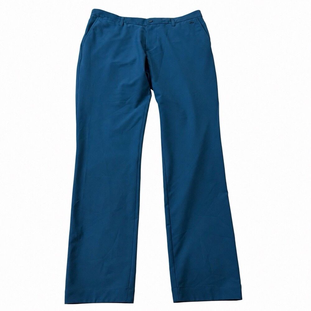 J. Lindeberg Ellott Golf Pants Mens 32 x 32 Blue Micro Stretch Straight Outdoor